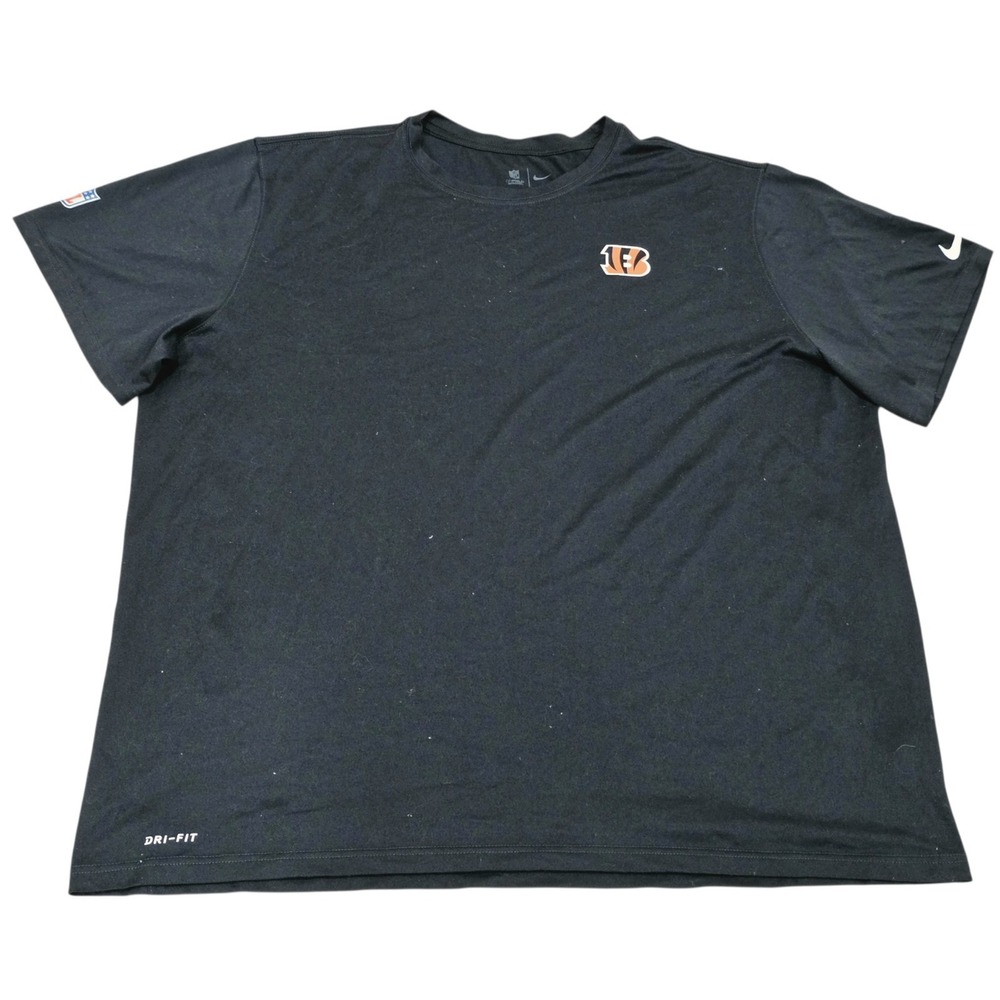 Cincinnati Bengals Nike Dri-FIT On Field Shirt Men's 3XL Black NFL Football
